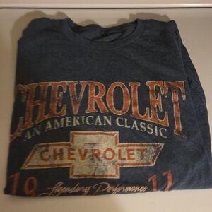 Chevrolet Men's Short Sleeve Tee - Blue